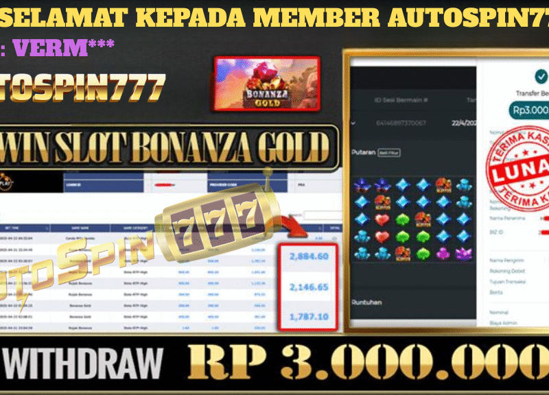 SELAMAT KEPADA MEMBER AUTOSPIN777
